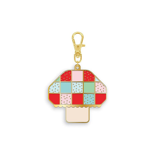 COMING SOON - Whimsical Woodland Mushroom Enamel Charm by Tasha Noel