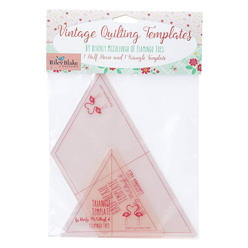Triangle and Half Hexie Template Set by Beverly McCullough