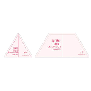 Triangle and Half Hexie Template Set by Beverly McCullough