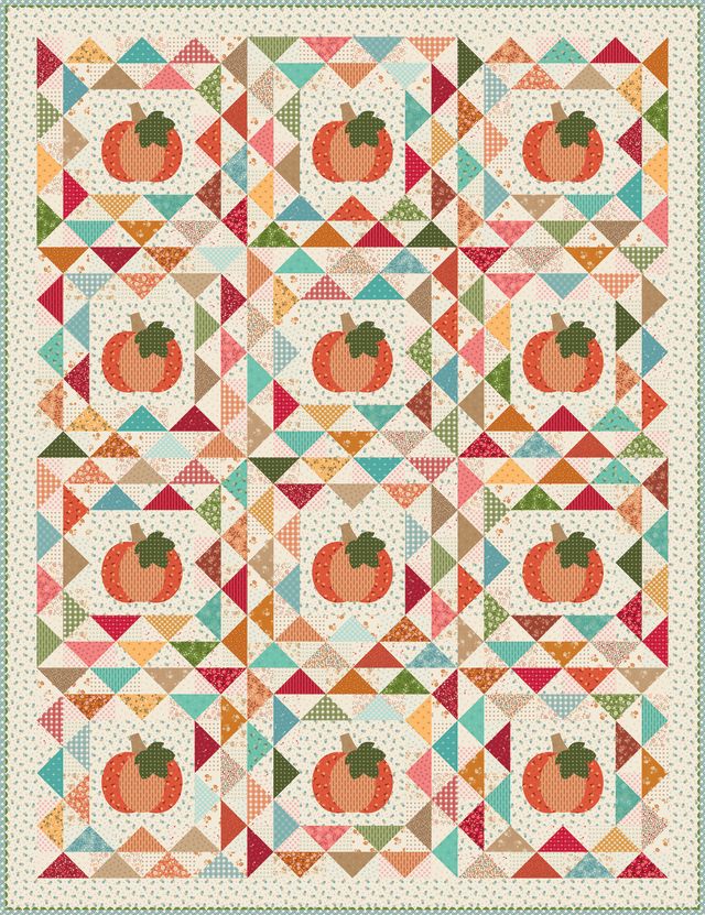 RESERVATION - Baked With Love Geese in the Pumpkin Patch Quilt Kit by Lori Holt