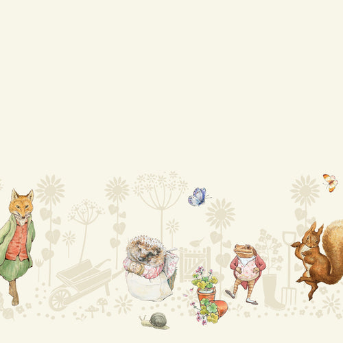 Peter Rabbit and Friends Border Print Cloud by Beatrix Potter