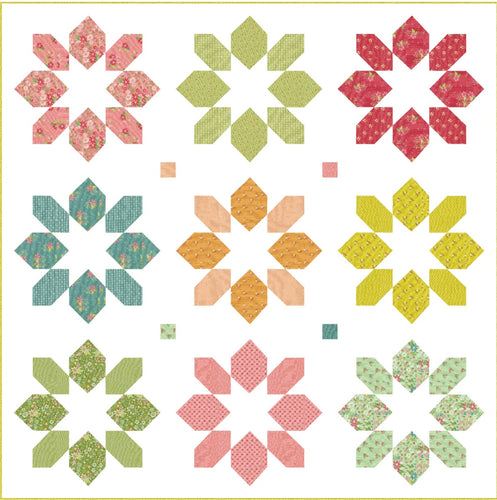 Strawberry Lemonade Miss Magnolia Quilt Kit by Sherri and Chelsi