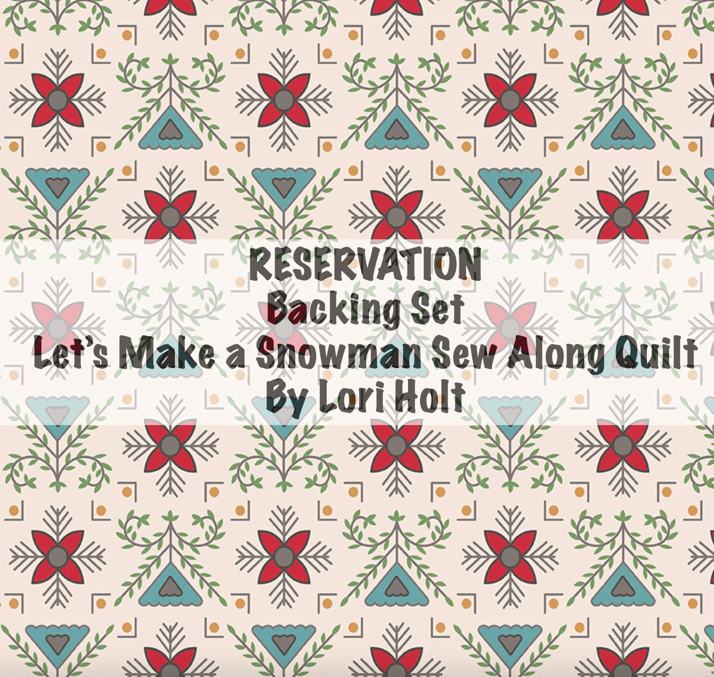 Home Town Sew Along Quilt Kit by Lori Holt | Riley Blake Designs