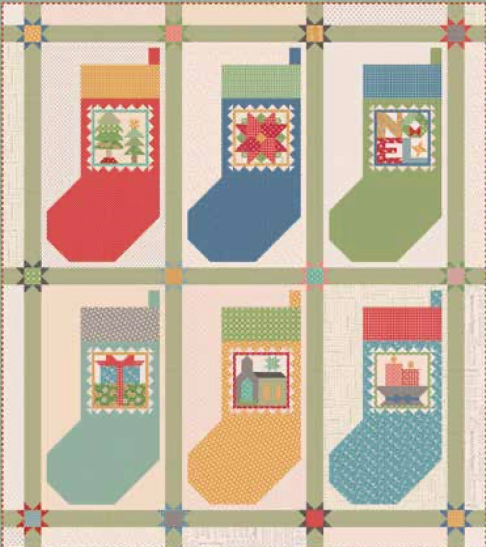 Home Town Holiday Quilt Seeds Finishing Kit by Lori Holt