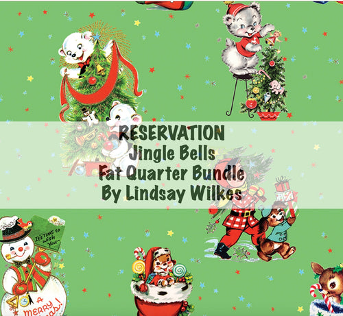 RESERVATION - Jingle Bells Fat Quarter Bundle by Lindsay Wilkes