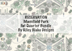 RESERVATION - Jane Austen Mansfield Park Fat Quarter Bundle by Riley Blake Designs