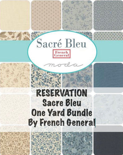 RESERVATION - Sacre Bleu One Yard Bundle by French General