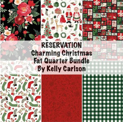 RESERVATION - Charming Christmas Fat Quarter Bundle by Kelsey Carlson