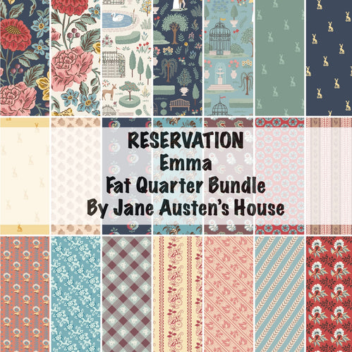 RESERVATION - Emma Fat Quarter Bundle by Jane Austen's House