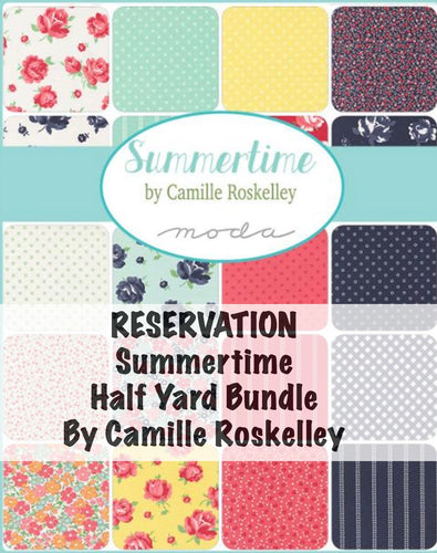 RESERVATION - Summertime Half Yard Bundle by Camille Roskelley