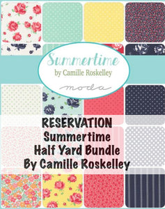 RESERVATION - Summertime Half Yard Bundle by Camille Roskelley