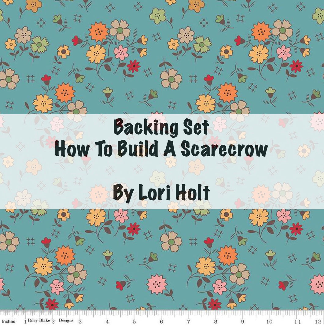 BACKING SET - How to Build a Scarecrow by Lori Holt