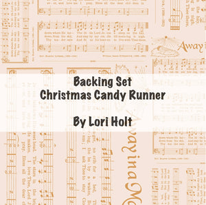 BACKING SET - Christmas Candy Runner by Lori Holt