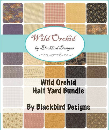 RESERVATION - Wild Orchid Half Yard Bundle by Blackbird Designs