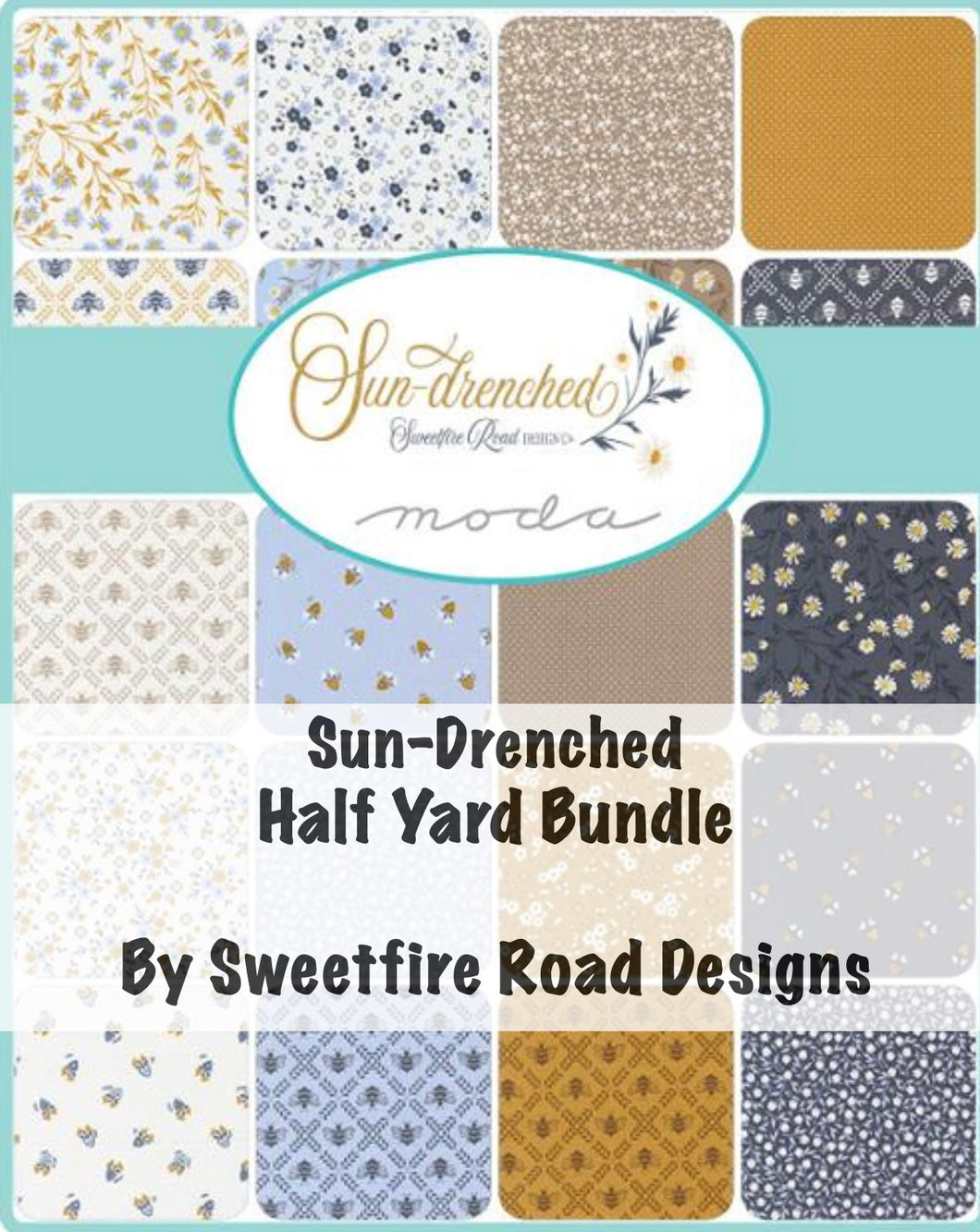 RESERVATION - Sun-Drenched Half Yard Bundle by Sweetfire Road Designs