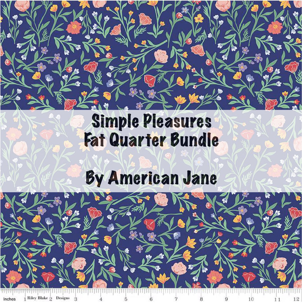 RESERVATION - Simple Pleasures Fat Quarter Bundle by American Jane