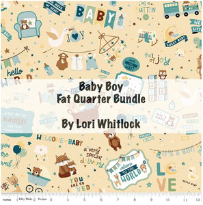 RESERVATION - Baby Boy Fat Quarter Bundle by Lori Whitlock