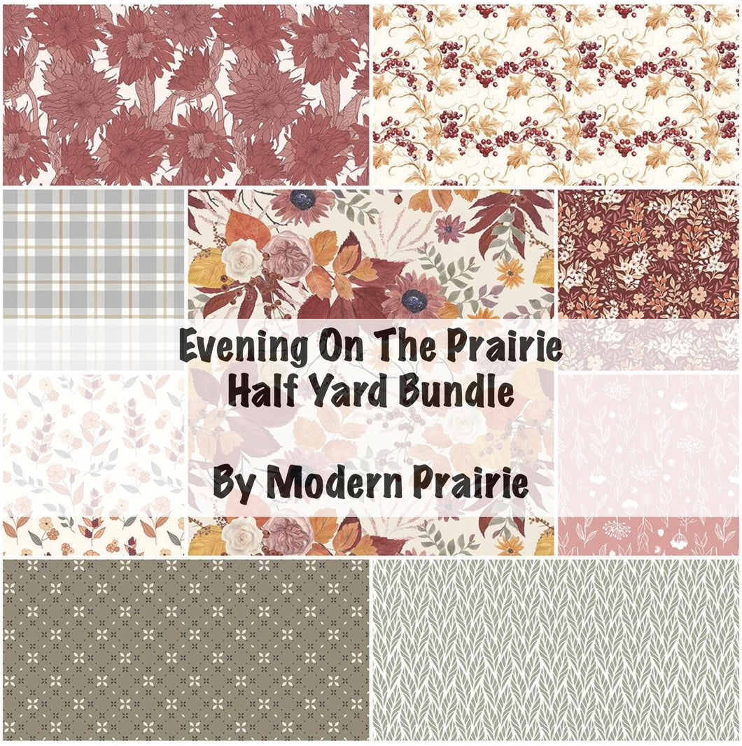 RESERVATION - Evening on the Prairie Half Yard Bundle by Modern Prairie