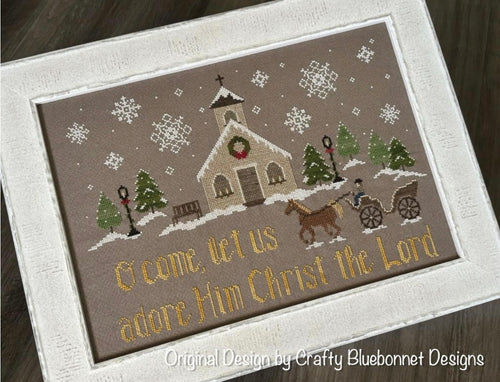 NASHVILLE PRE-ORDER: Christmas Village Church by Crafty Bluebonnet Designs