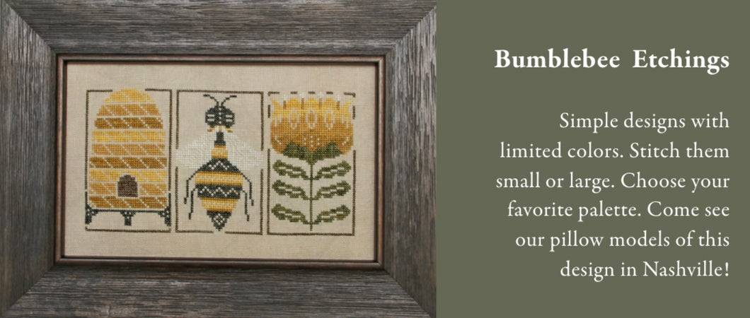 NASHVILLE PRE-ORDER: Bumblebee Etchings by Heart in Hand Needleart