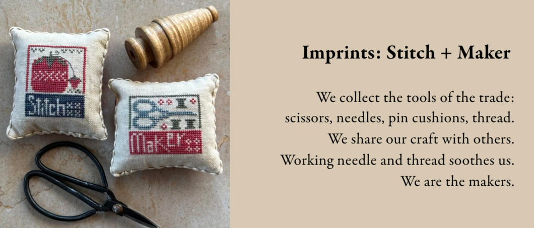 NASHVILLE PRE-ORDER: Imprints: Stitch + Maker by Heart in Hand Needleart