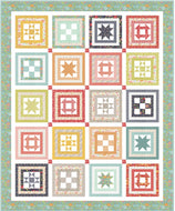 Delightfully Yours Block Party Quilt Kit by Sherri and Chelsi