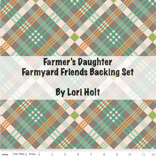 RESERVATION - Farmer's Daughter Farmyard Friends Backing Set by Lori Holt