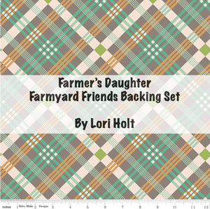 RESERVATION - Farmer's Daughter Farmyard Friends Backing Set by Lori Holt