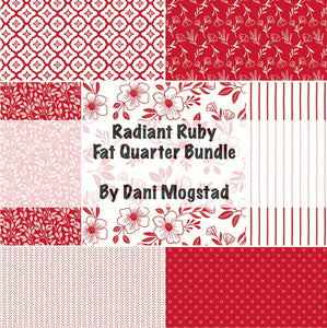 RESERVATION - Radiant Ruby Fat Quarter Bundle by Dani Mogstad