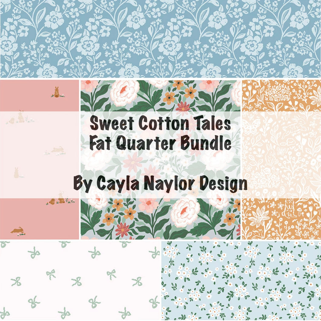 RESERVATION - Sweet Cotton Tales Fat Quarter Bundle by Cayla Naylor Design
