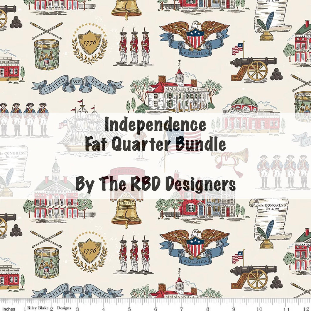 RESERVATION - Independence Fat Quarter Bundle by The RBD Designers