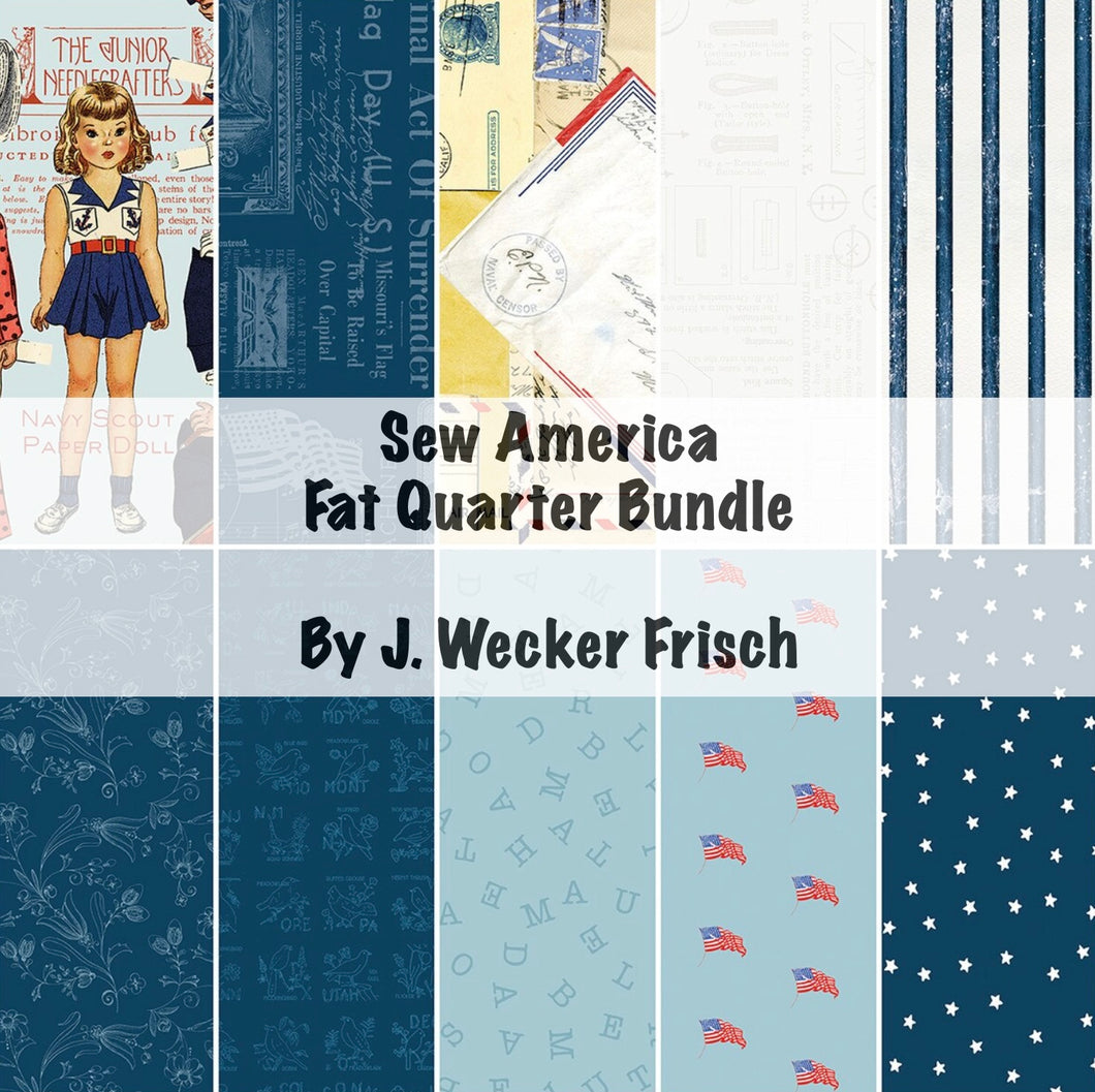 RESERVATION - Sew America Fat Quarter Bundle by J. Wecker Frisch