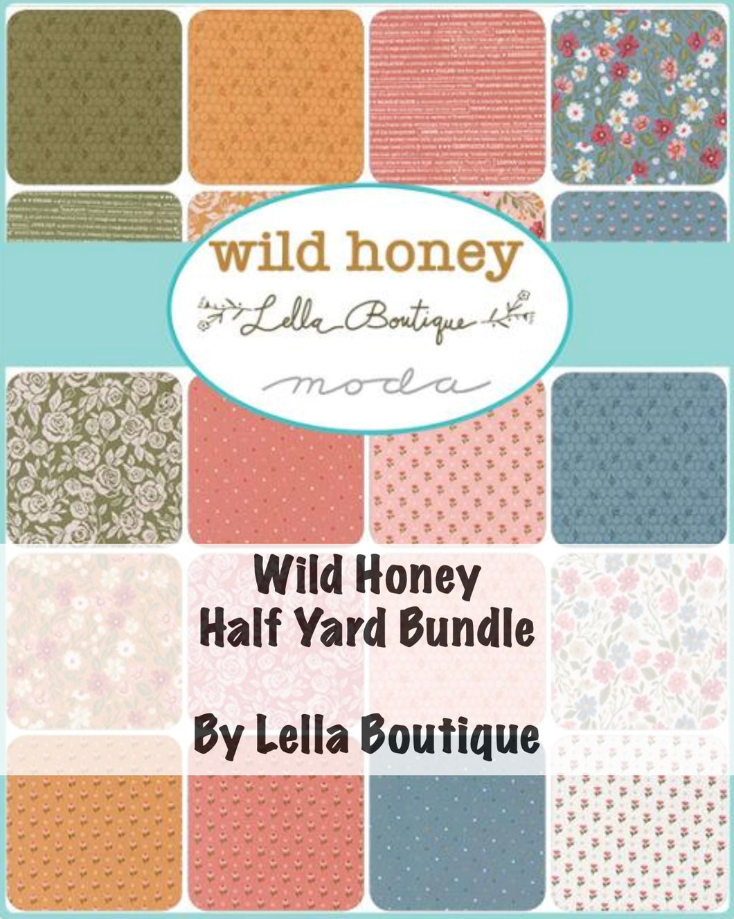 RESERVATION - Wild Honey Half Yard Bundle by Lella Boutique