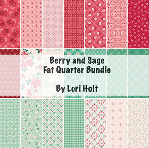 RESERVATION - Berry and Sage Fat Quarter Bundle by Lori Holt