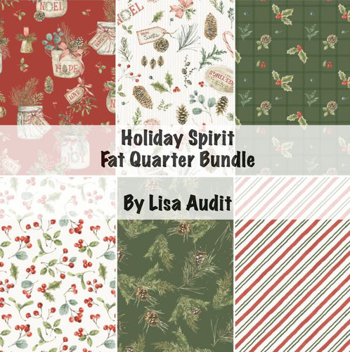 RESERVATION - Holiday Spirit Fat Quarter Bundle by Lisa Audit