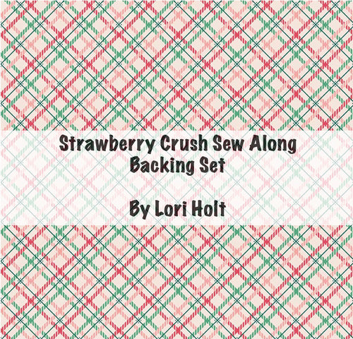 RESERVATION - Berry and Sage Strawberry Crush Sew Along Quilt BACKING SET by Lori Holt