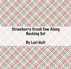 RESERVATION - Berry and Sage Strawberry Crush Sew Along Quilt BACKING SET by Lori Holt