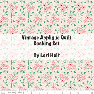 RESERVATION - Berry and Sage Vintage Applique Quilt BACKING SET by Lori Holt