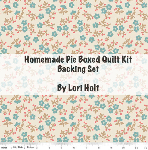 RESERVATION - Baked With Love Homemade Pie Boxed Quilt Kit Backing Set by Lori Holt