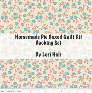 RESERVATION - Baked With Love Homemade Pie Boxed Quilt Kit Backing Set by Lori Holt