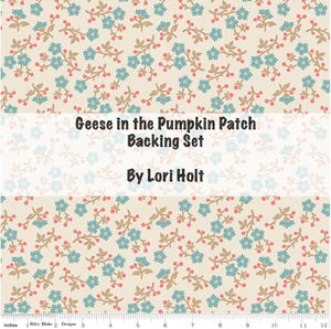 RESERVATION - Baked With Love Geese in the Pumpkin Patch Quilt Kit Backing Set by Lori Holt