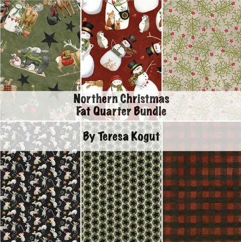 RESERVATION - Northern Christmas Fat Quarter Bundle by Teresa Kogut
