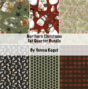 RESERVATION - Northern Christmas Fat Quarter Bundle by Teresa Kogut