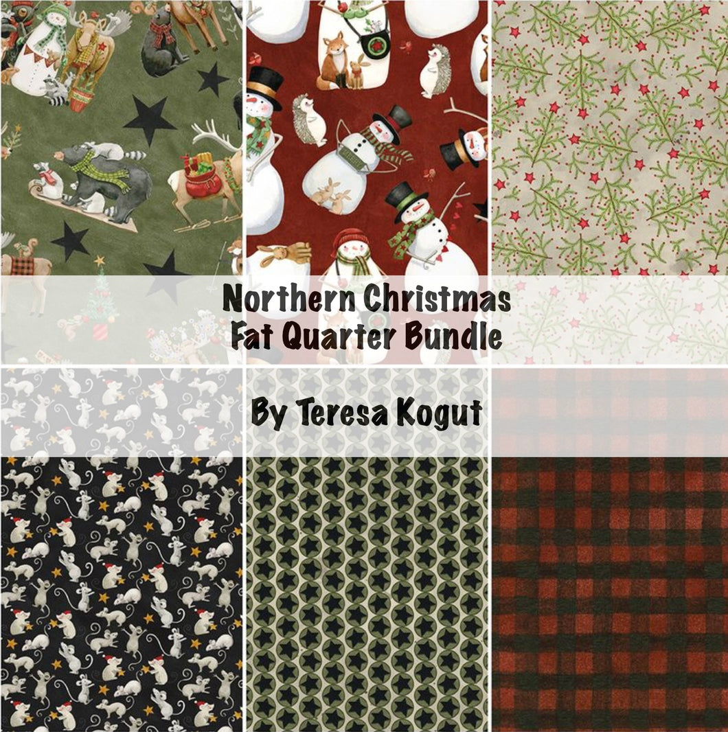 RESERVATION - Northern Christmas Fat Quarter Bundle by Teresa Kogut