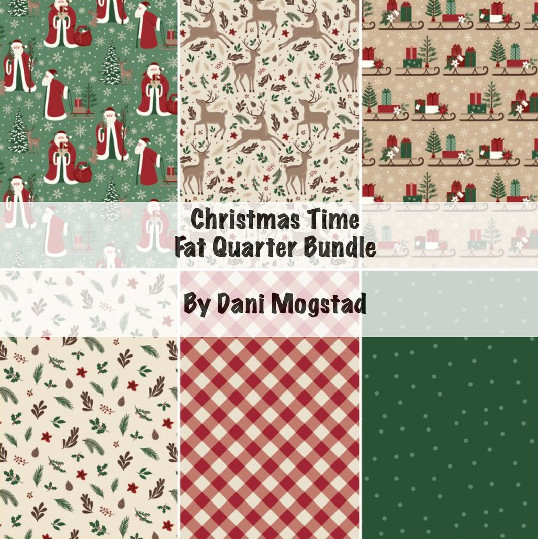 RESERVATION - Christmas Time Fat Quarter Bundle by Dani Mogstad