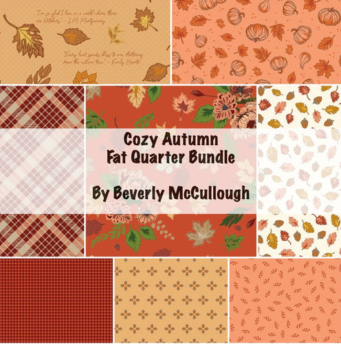 RESERVATION - Cozy Autumn Fat Quarter Bundle by Beverly McCullough