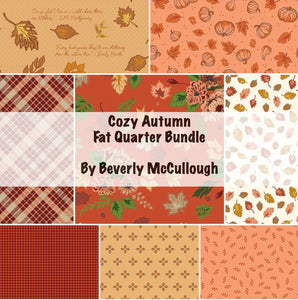 RESERVATION - Cozy Autumn Fat Quarter Bundle by Beverly McCullough