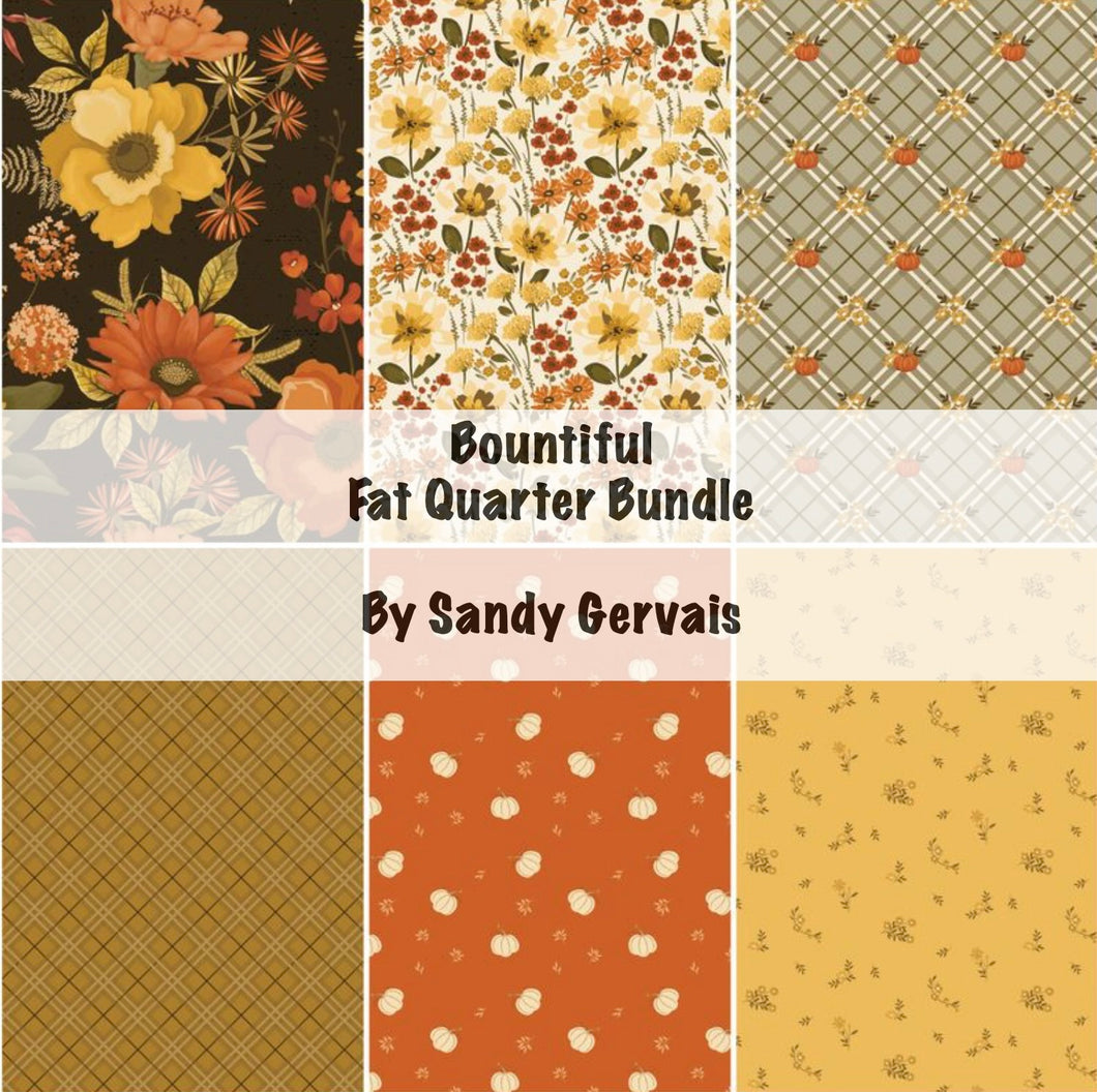 RESERVATION - Bountiful Fat Quarter Bundle by Sandy Gervais
