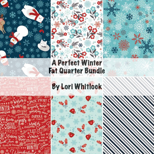 RESERVATION - A Perfect Winter Fat Quarter Bundle by Lori Whitlock