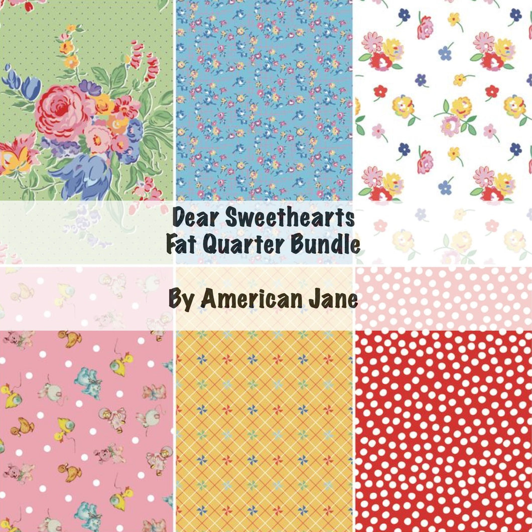 RESERVATION - Dear Sweethearts Fat Quarter Bundle by American Jane